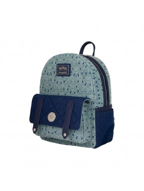 Mochila mini Pokémon de Loungefly con estampado denim