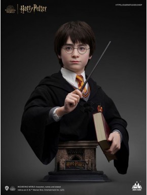 Busto de Harry Potter a escala real de 76 cm