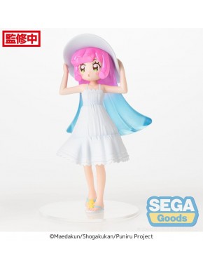 Statue de Puniru Luminasta avec robe blanche et chapeau
