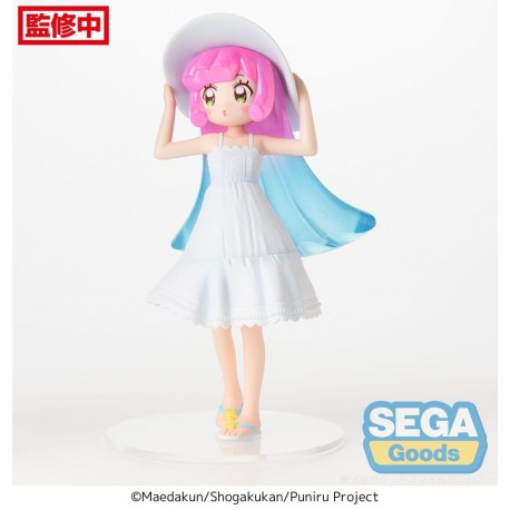Statue de Puniru Luminasta avec robe blanche et chapeau
