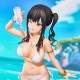 Estatua Kaede PVC en bikini blanco de 25 cm