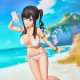 Estatua Kaede PVC en bikini blanco de 25 cm