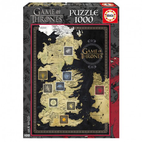 Puzzle Juego de Tronos 1000 piezas