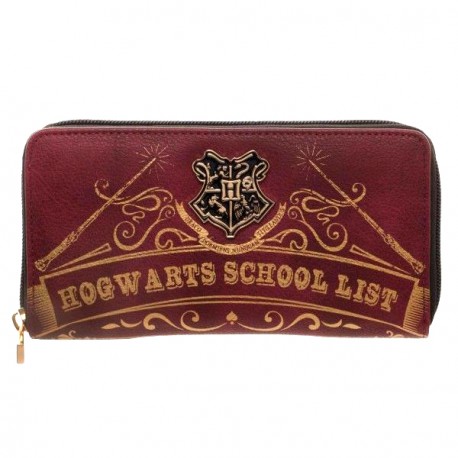 Cartera Hogwarts Harry Potter School List