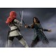 Figura articulada Hera Shieldmaiden Rohan con espada de 18 cm