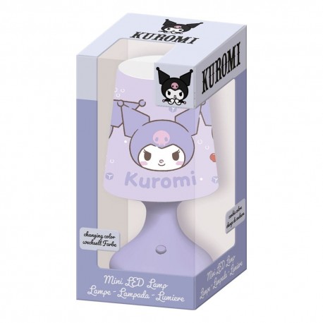 Lámpara LED Kuromi de Sanrio en caja
