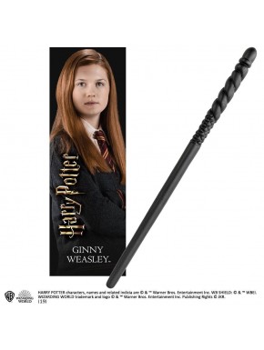 Varita mágica de Ginny Weasley con punto de libro