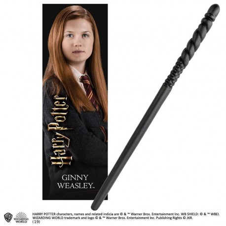 Varita mágica de Ginny Weasley con punto de libro