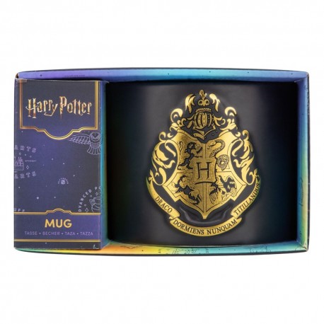 Taza de cerámica Harry Potter con escudo de Hogwarts