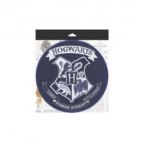 Alfombrilla redonda Harry Potter con escudo de Hogwarts