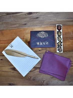 Set de escritura Hogwarts de Harry Potter con papel y sobres