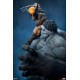 Estatua de Grey Hulk y Wolverine de 58 cm