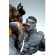 Estatua de Grey Hulk y Wolverine de 58 cm