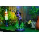 Estatua Devil Girl en morado y verde de 30 cm