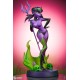 Estatua Devil Girl en morado y verde de 30 cm