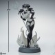Estatua Devil Girl en blanco y negro de 30 cm