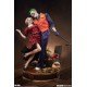 Estátua The Joker e Harley Quinn 41 cm em poliresina