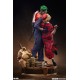 Estátua The Joker e Harley Quinn 41 cm em poliresina