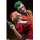 Estátua The Joker e Harley Quinn 41 cm em poliresina