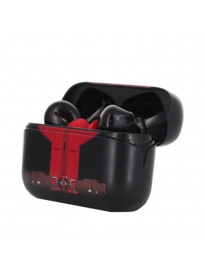 Auriculares inalámbricos Deadpool TWS Buds Pro en negro y rojo