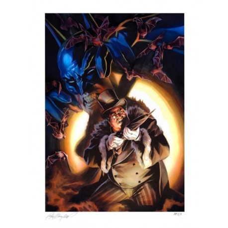 Litografía de The Penguin 60 x 45 cm de DC Comics