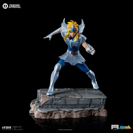 Estatua de Cygnus Hyoga de Saint Seiya de 19 cm