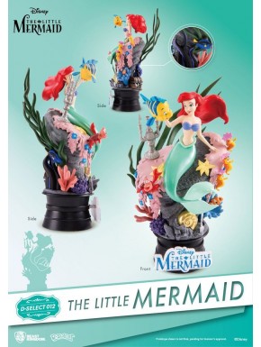 Diorama PVC A Pequena Sereia 15 cm com Ariel e amigos