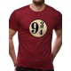 Camiseta Harry Potter Andén 9 3/4 Rojo