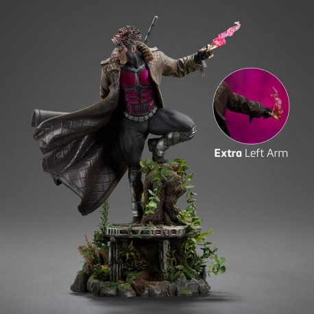 Estatua de Gambit Marvel a escala 1/4 de Iron Studios
