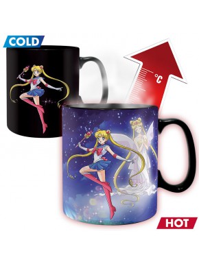 Taza térmica de Sailor Moon y Chibi