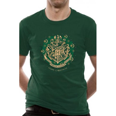 Camiseta Harry Potter Hogwarts Happy Christmas