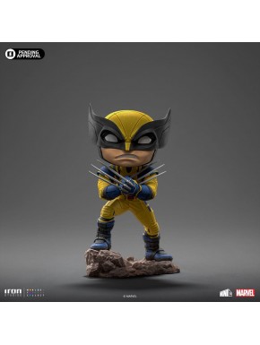 Minifigura de Wolverine de 13 cm de Iron Studios en traje clásico