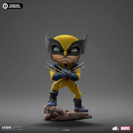 Minifigura de Wolverine de 13 cm de Iron Studios en traje clásico