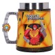 Jarro de Transformers con personajes en relieve, pintado a mano