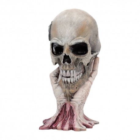 Estatua de cráneo Metallica Sad But True de 22 cm