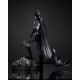 Estatua de Batman en blanco y negro, 18 cm