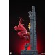 Estatua Daredevil Marvel 1/3 con vitral de fondo