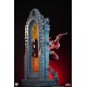Estatua Daredevil Marvel 1/3 con vitral de fondo