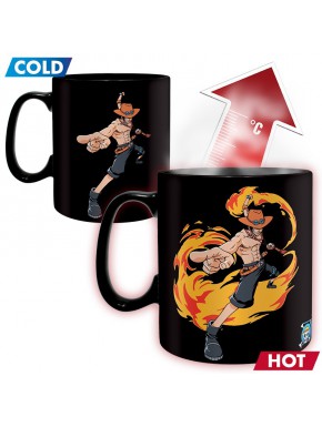 Taza Térmica Naruto Shippuden Luffy y Ace