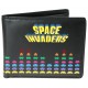 Space Invaders, porte-monnaie et boutons de manchette