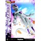 Estatua de Frieza en su cuarta forma con base y logo de Dragon Ball Z