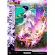 Estatua de Frieza en su cuarta forma con base y logo de Dragon Ball Z