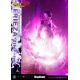 Estatua de Frieza en su cuarta forma con base y logo de Dragon Ball Z