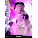 Estatua de Frieza en su cuarta forma con base y logo de Dragon Ball Z