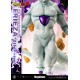 Estatua de Frieza en su cuarta forma con base y logo de Dragon Ball Z