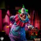Estatua de payaso asesino a escala 1/4 con base colorida
