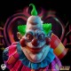 Estatua de payaso asesino a escala 1/4 con base colorida