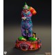 Estatua de payaso asesino a escala 1/4 con base colorida
