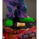 Estatua de payaso asesino a escala 1/4 con base colorida
