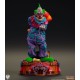 Estatua de payaso asesino a escala 1/4 con base colorida